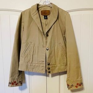 Lauren Ralph Lauren Embroidered Jacket | Petite Small